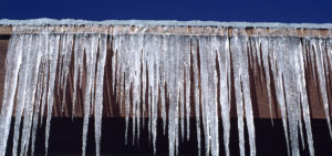 frozen gutters